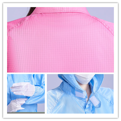 條紋防靜電服，網(wǎng)格防靜電服